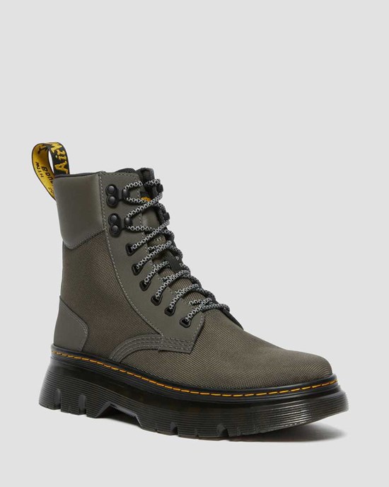 Gunmetal Dr Martens Tarik Men's Lace Up Boots | 7029-BMWOZ